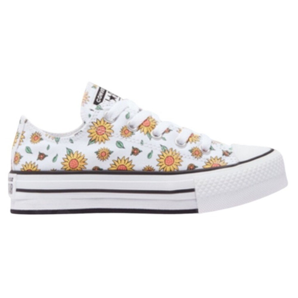 Converse Chuck Taylor All Star EVA Platform Low GS Sunflower Junior Sneakers - 6